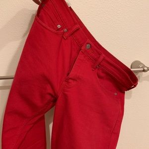 Levi’s 511 red jeans (32x32)